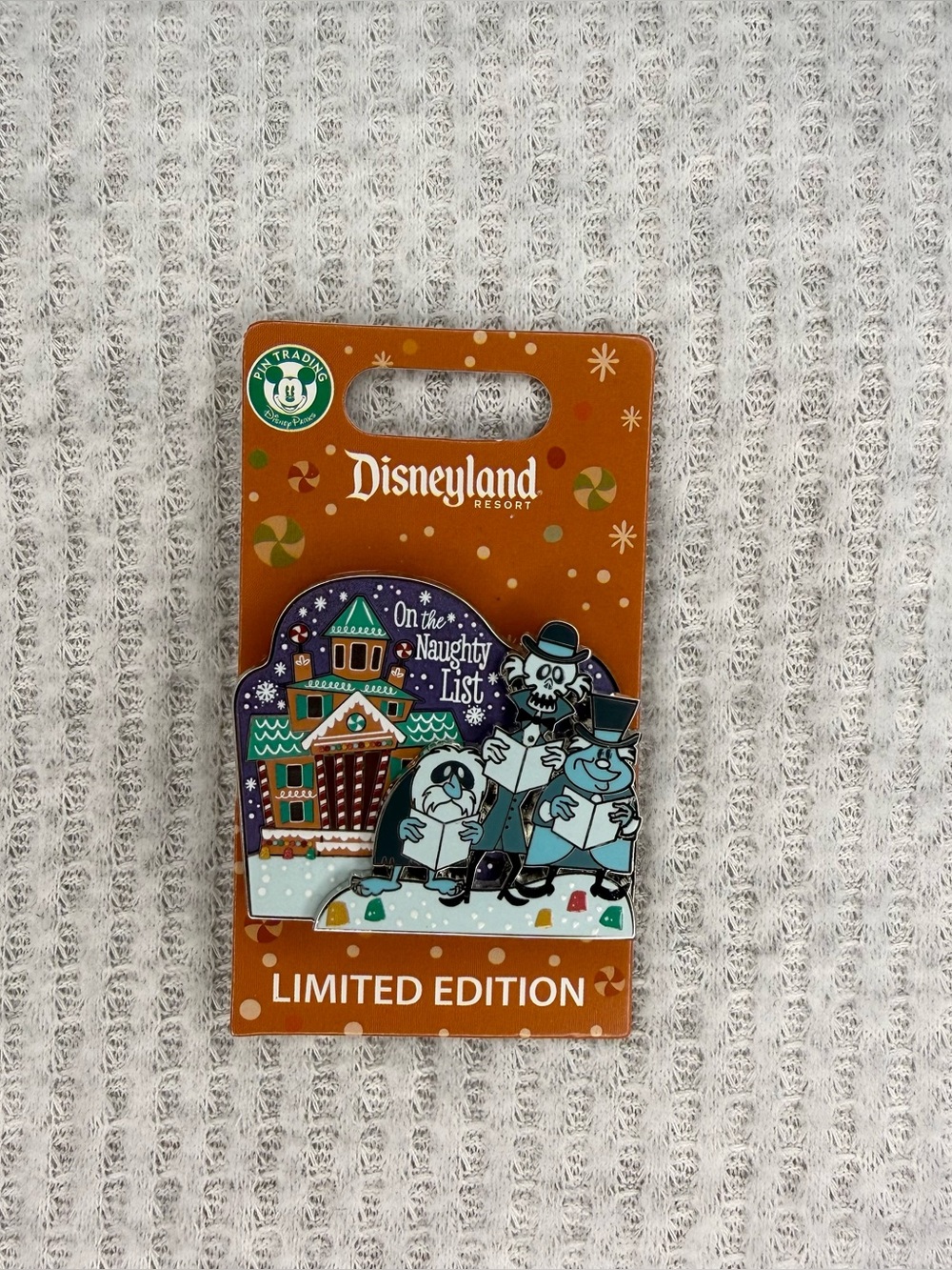Disneyland Haunted Mansion “On the Naughty List" Limited Edition pin
